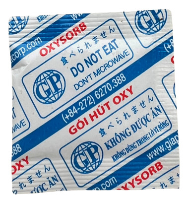 OXYGEN ABSORBERS PACKAGE (OXYSORB)  (BAG/ROLL)