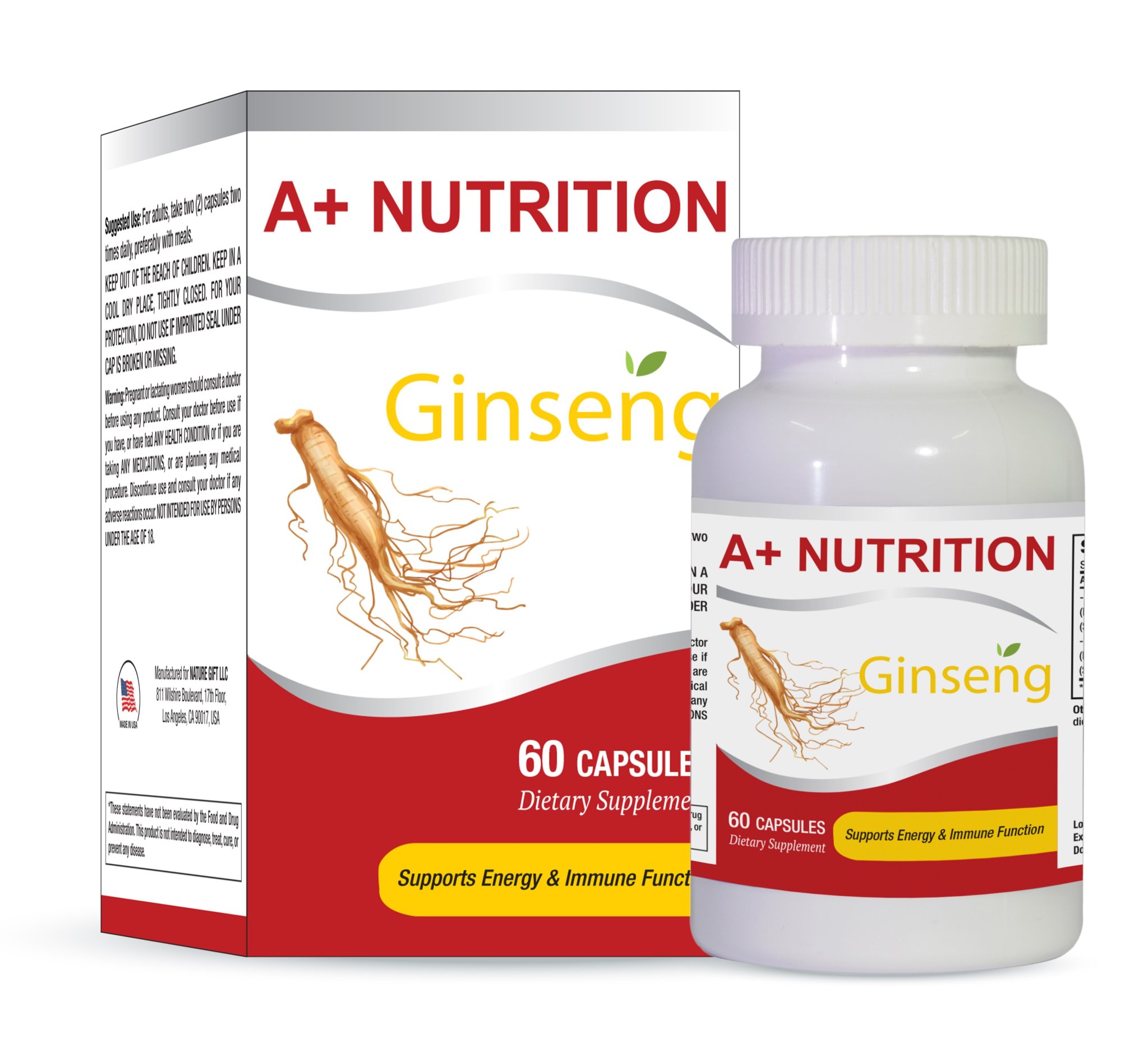 Thực phẩm bảo vệ sức khỏe A+ Nutrition Gingseng