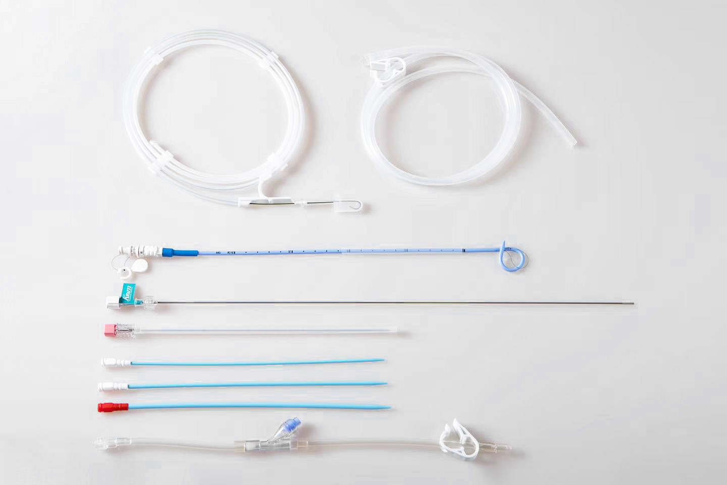 Pigtail drainage catheters
