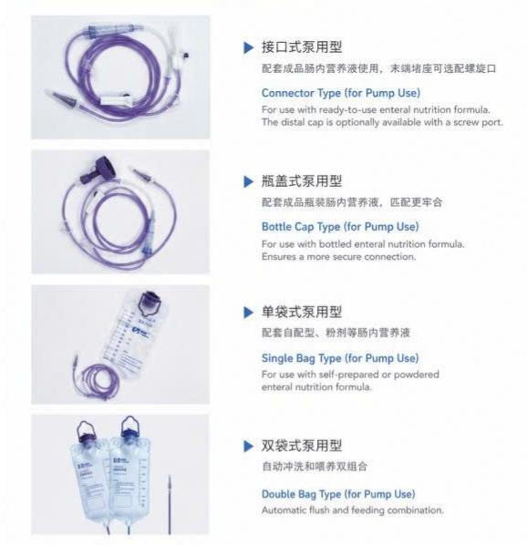 Single-use Enteral Feeding Sets