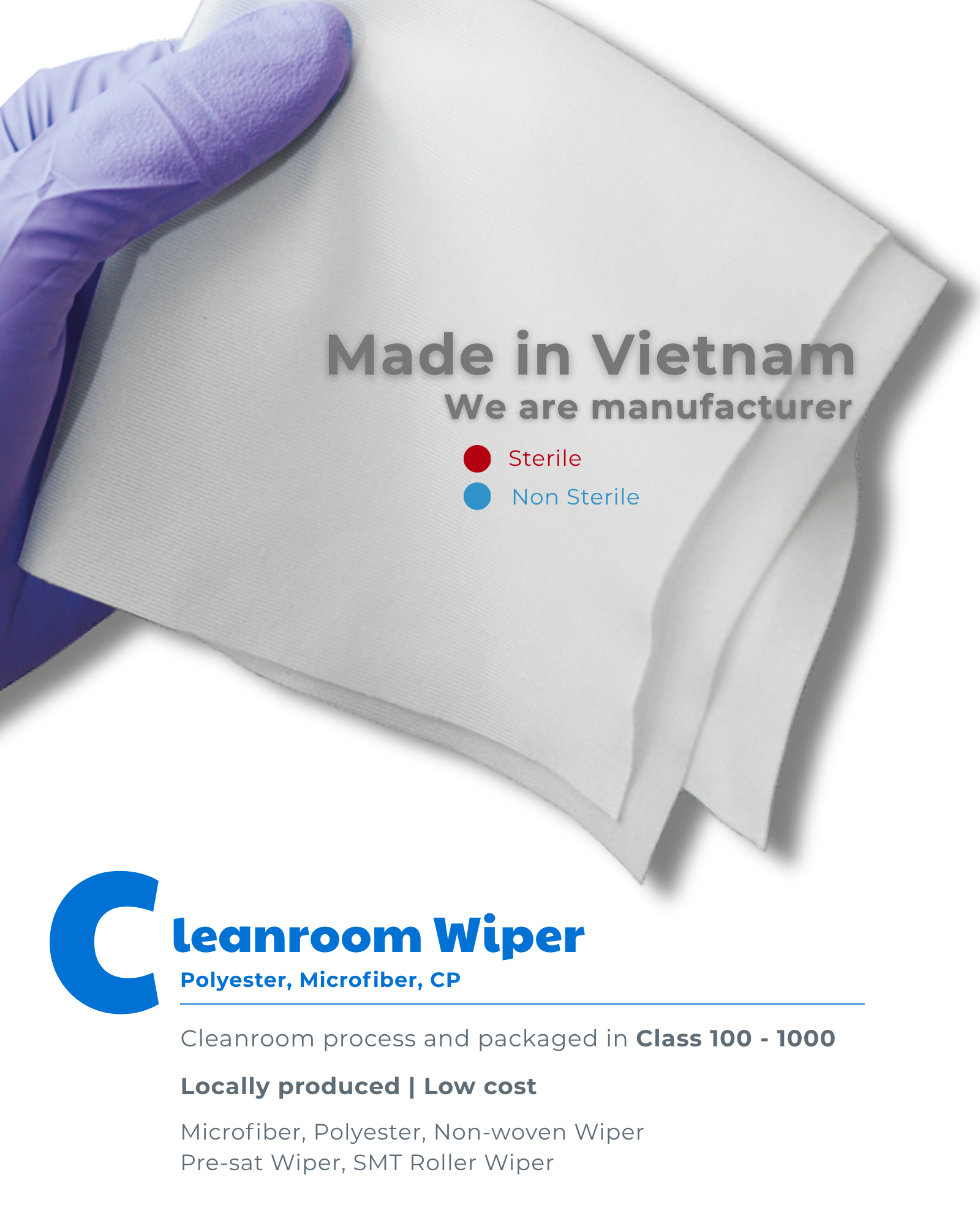 Cleanroom Wipers