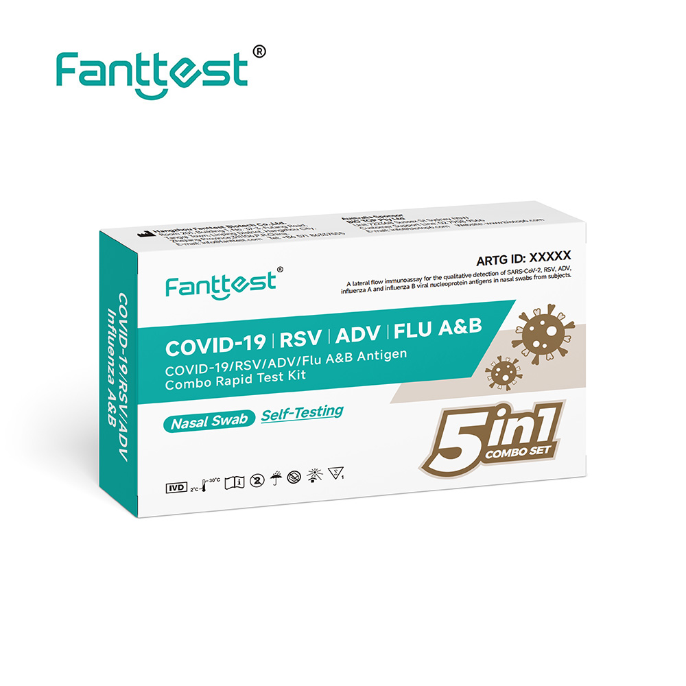 COVID -19 I RSV I ADV I FLU A&B Antigen Combo Rapid Test Kits
