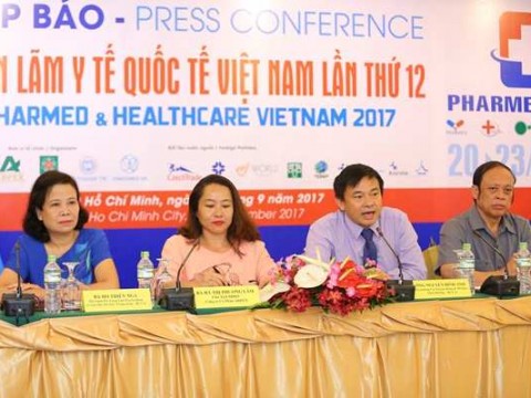 Trên 600 gian hàng quy tụ tại Triển lãm Y tế quốc tế Việt Nam 2017