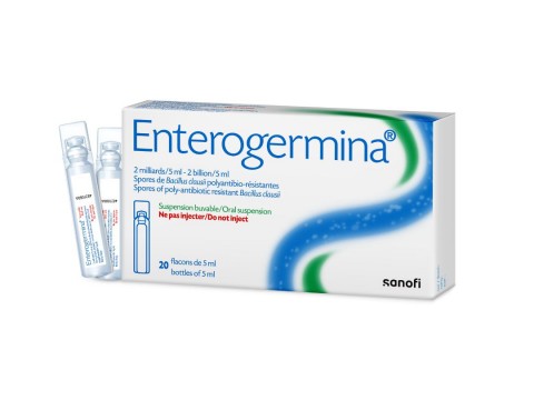 Enterogermina (4 billion/5ml Bacillus Clausii)