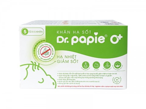 Dr. Papie Cooling & Reducing Fever Wipes