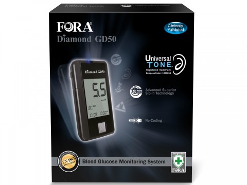 FORA Diamond GD50Blood Glucose Monitoring System